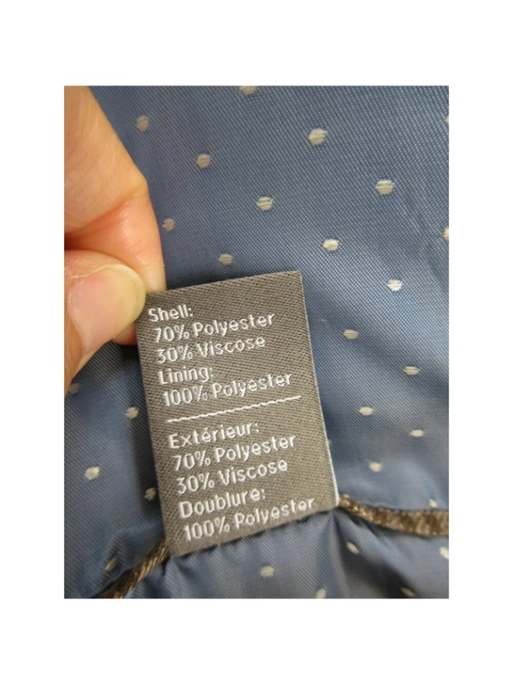 Oak Hill Sport Coat XXL Blazer Micro Check Windowpane Polka Dots Lined